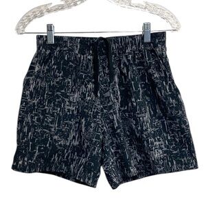 Outdoor Voices Rec Shorts 5”‎ Black Flecked Print – Men’s Small